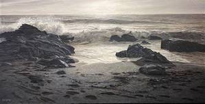 Phillip Anthony Art Phillip Anthony Art Cambria Rocks (Original) - (Framed)